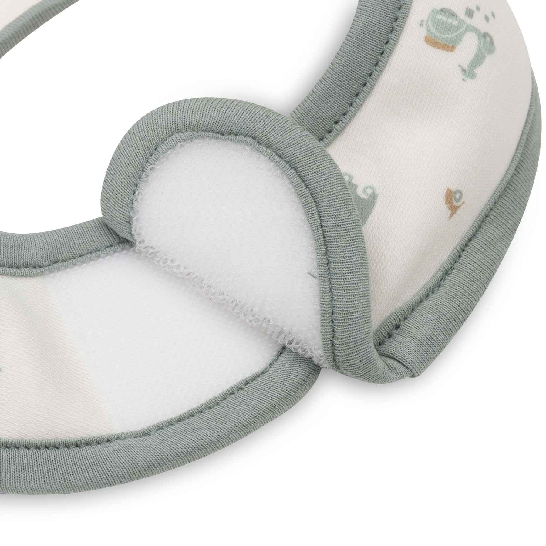 Lot de 5 bavoirs en coton – motif véhicules