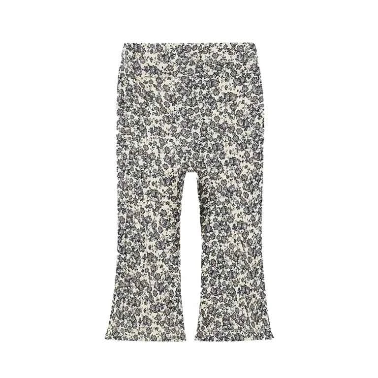 Pantalon fleurie évasé