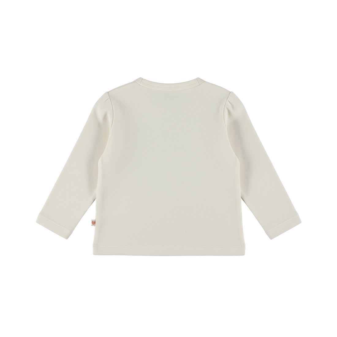 Tee-shirt bébé fille Elvire écru imprimé faon