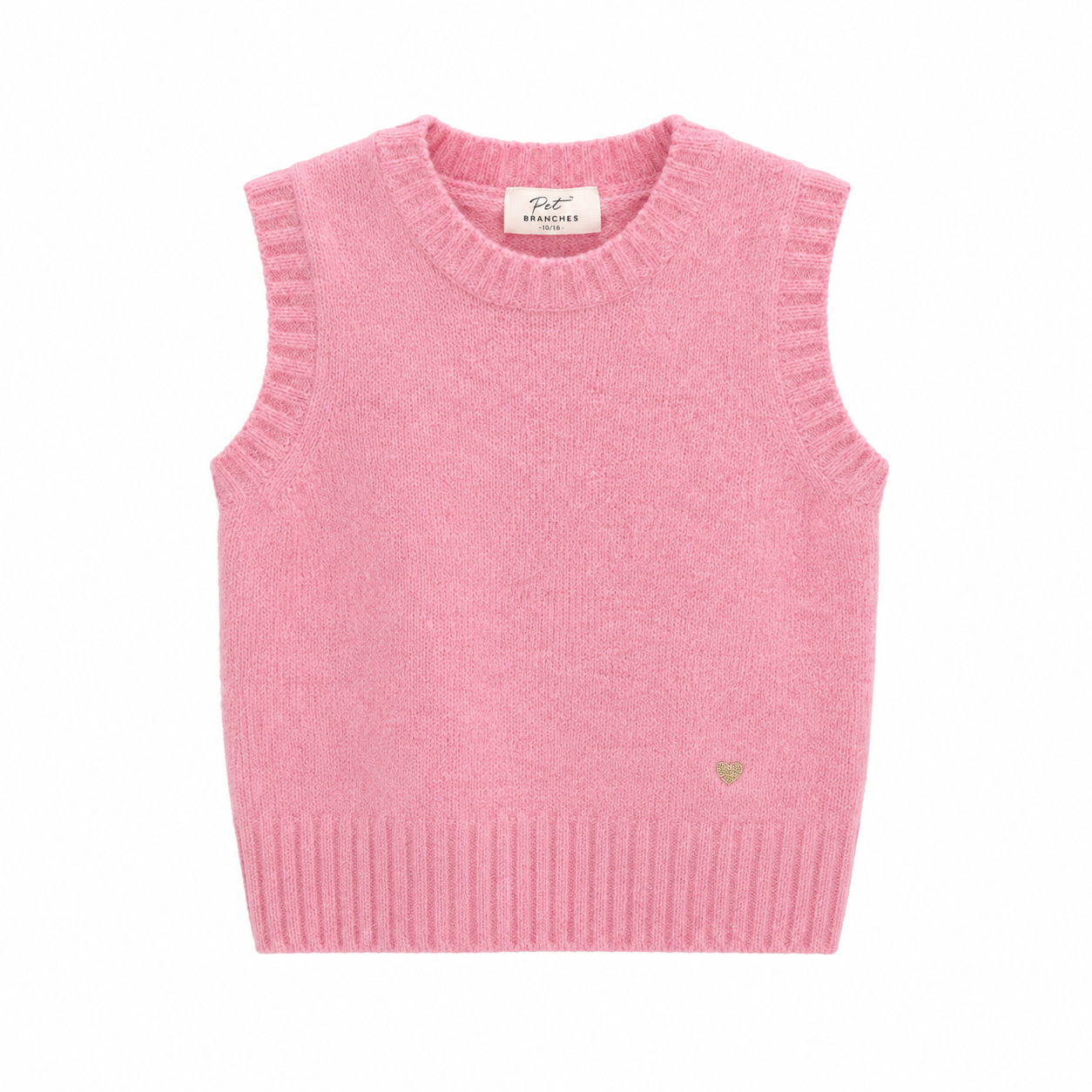 Pull sans manches fille Romane