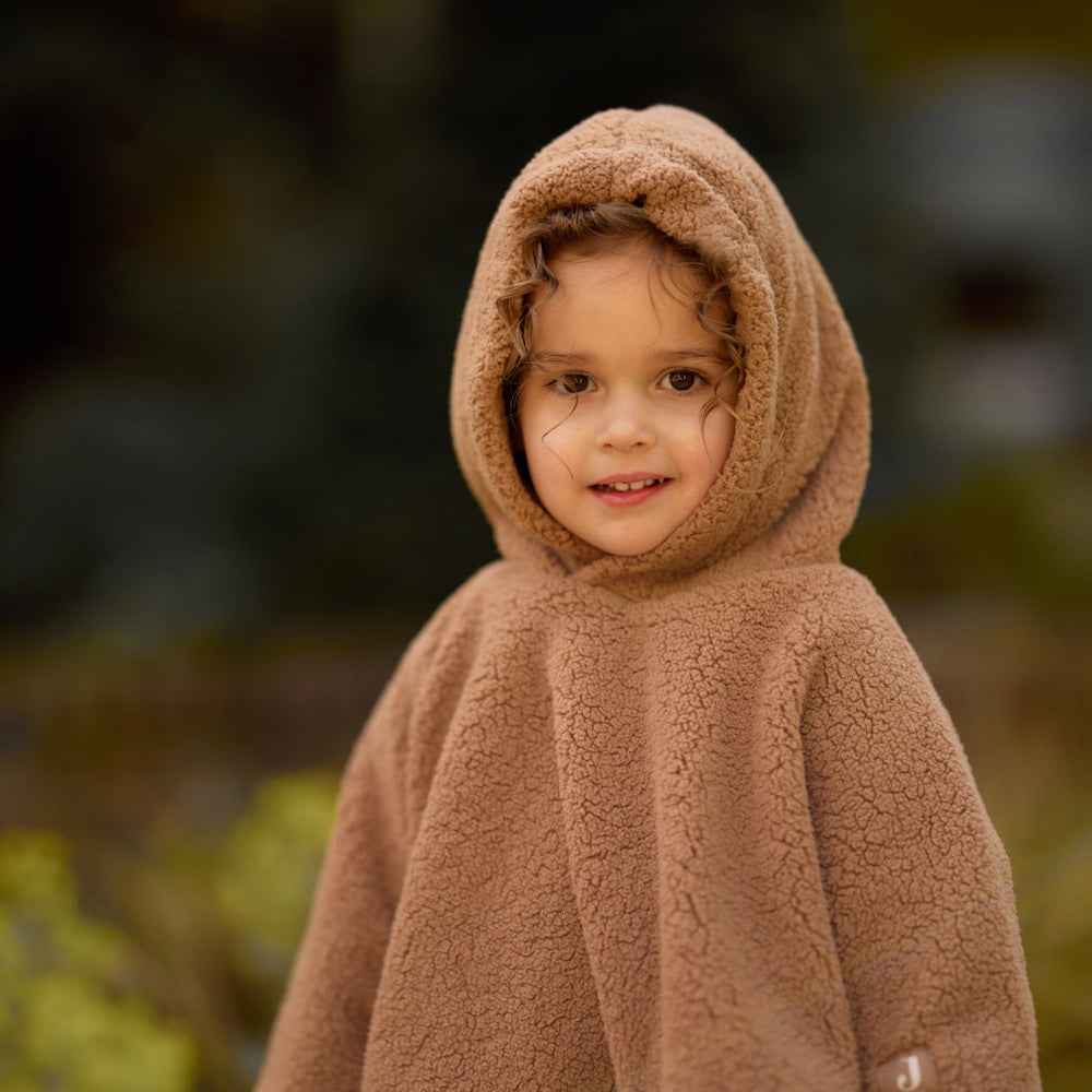 Poncho Teddy Fleece
