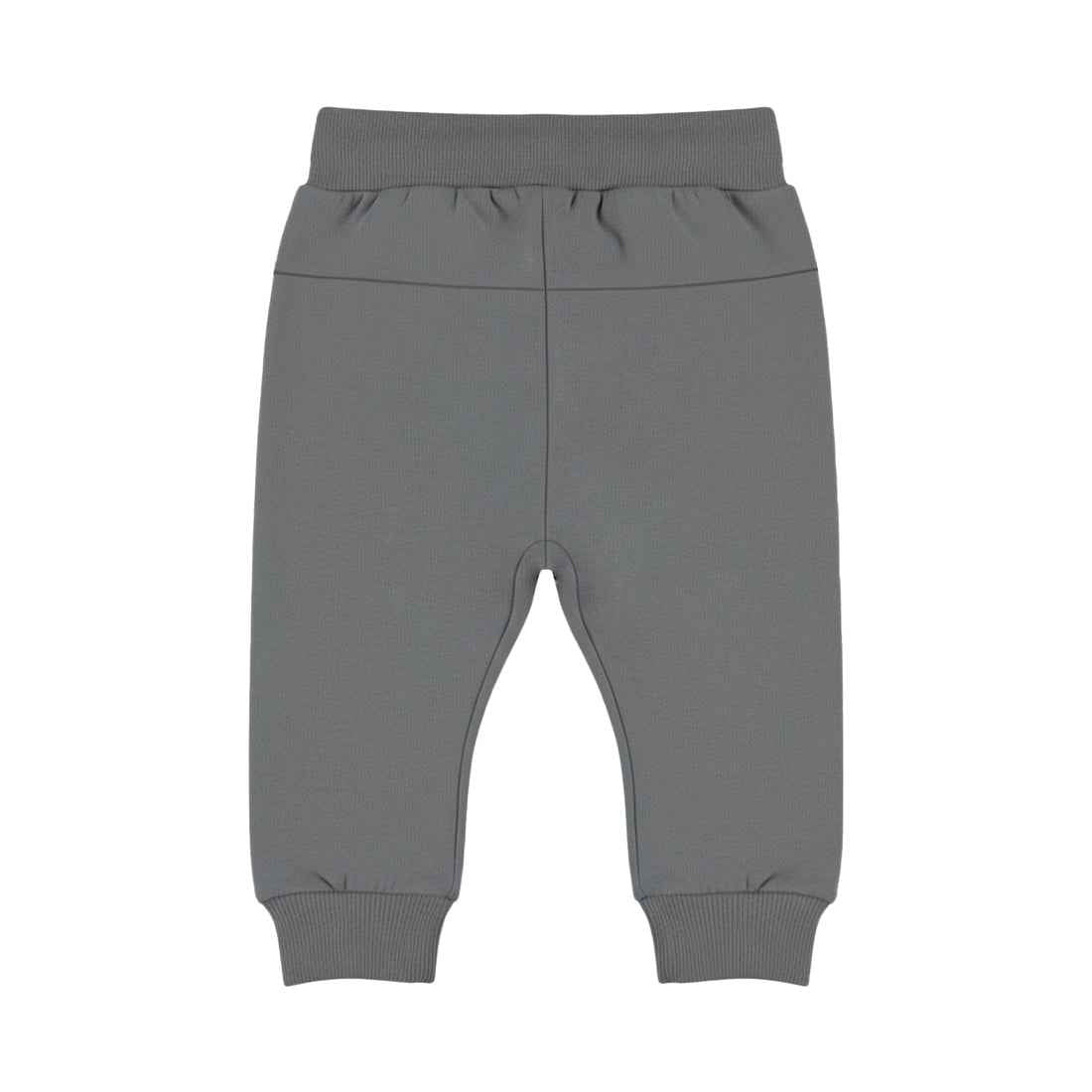Pantalon jogging bébé fille gris à volants Isaline