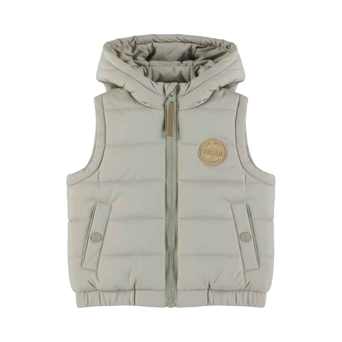 Doudoune sans manches bébé garçon beige Elouan