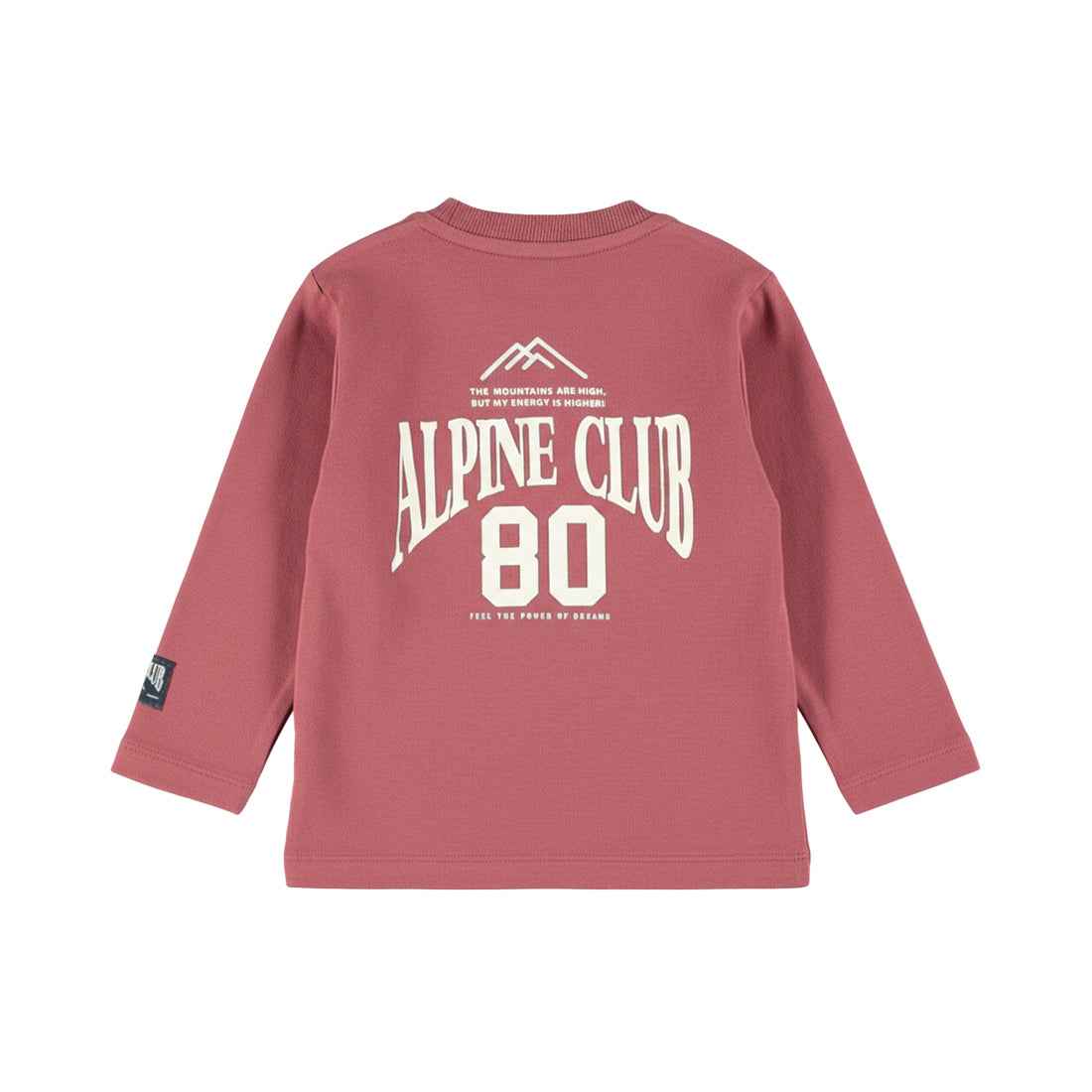T-shirt bébé garçon terracotta Alpine Club 80 Naël
