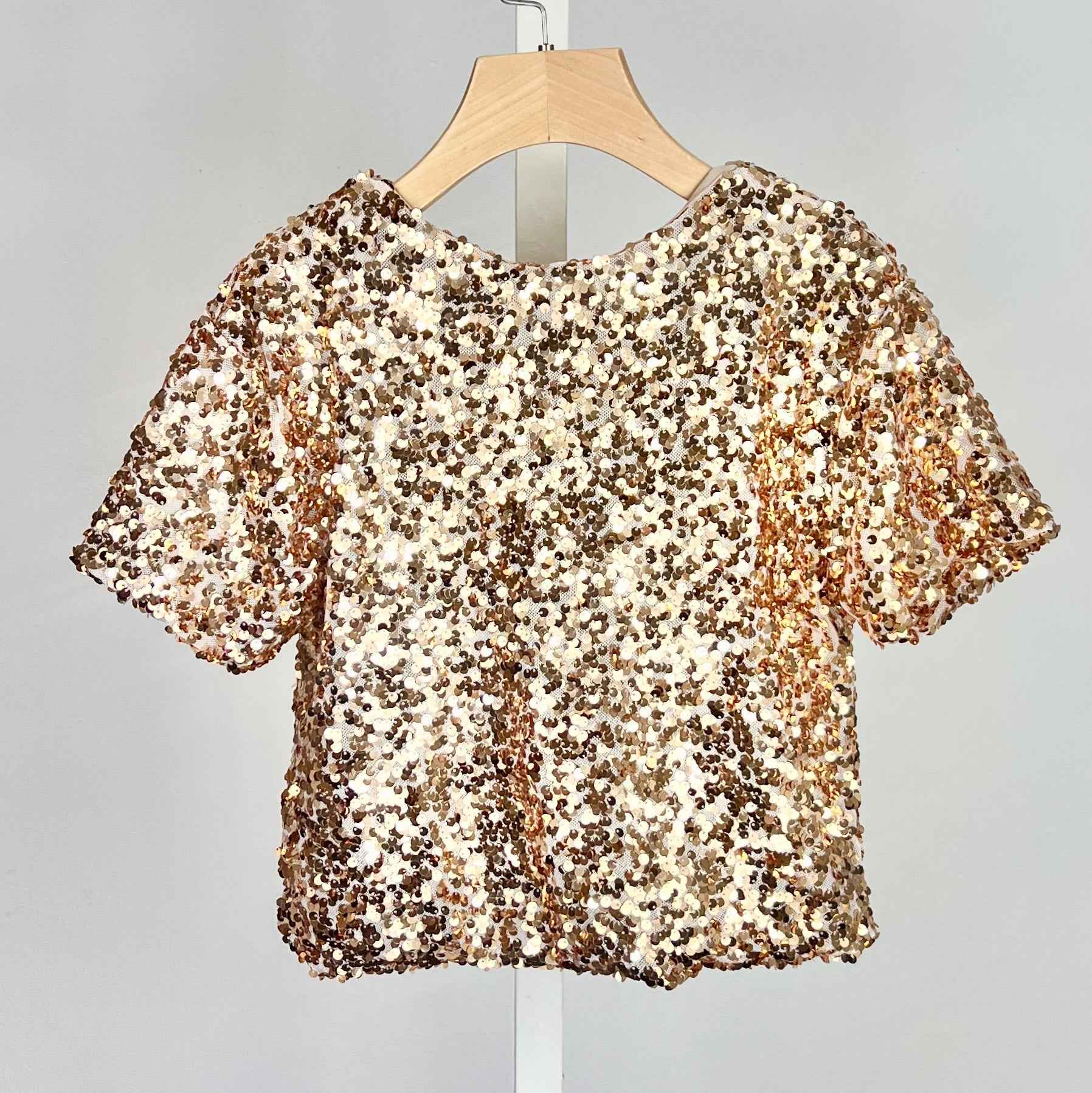 Haut fille sequins brillant