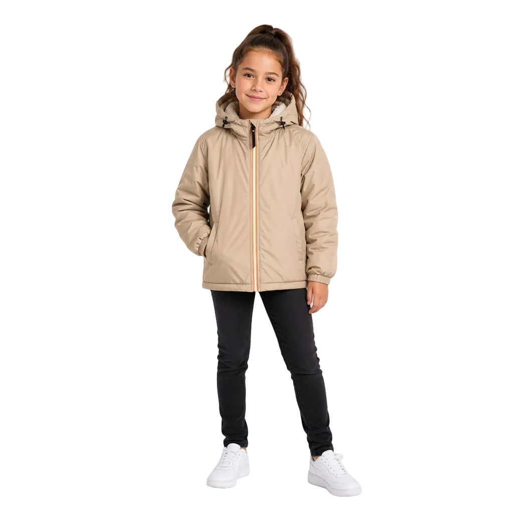 Manteau mixte doublé sherpa Calie