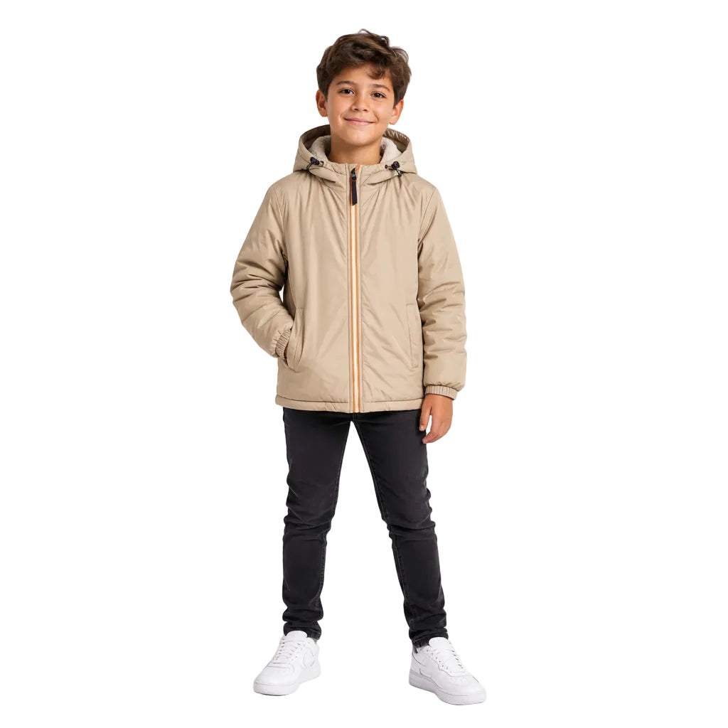 Manteau mixte doublé sherpa Calie