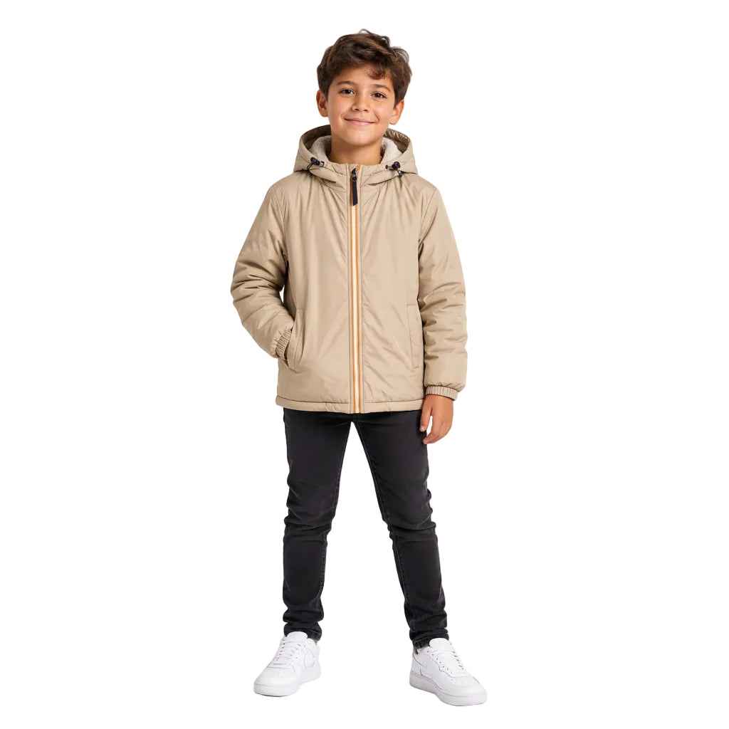 Manteau mixte doublé sherpa Calie