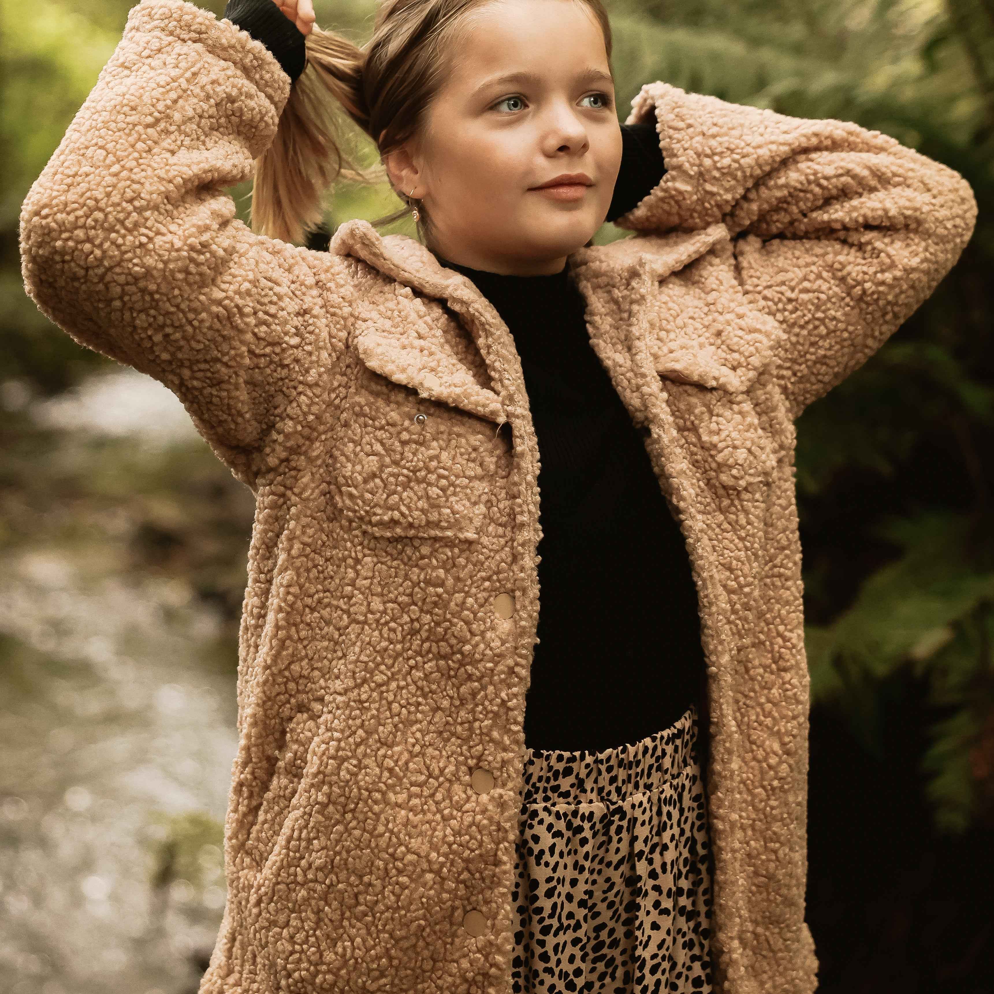 Manteau effet mouton