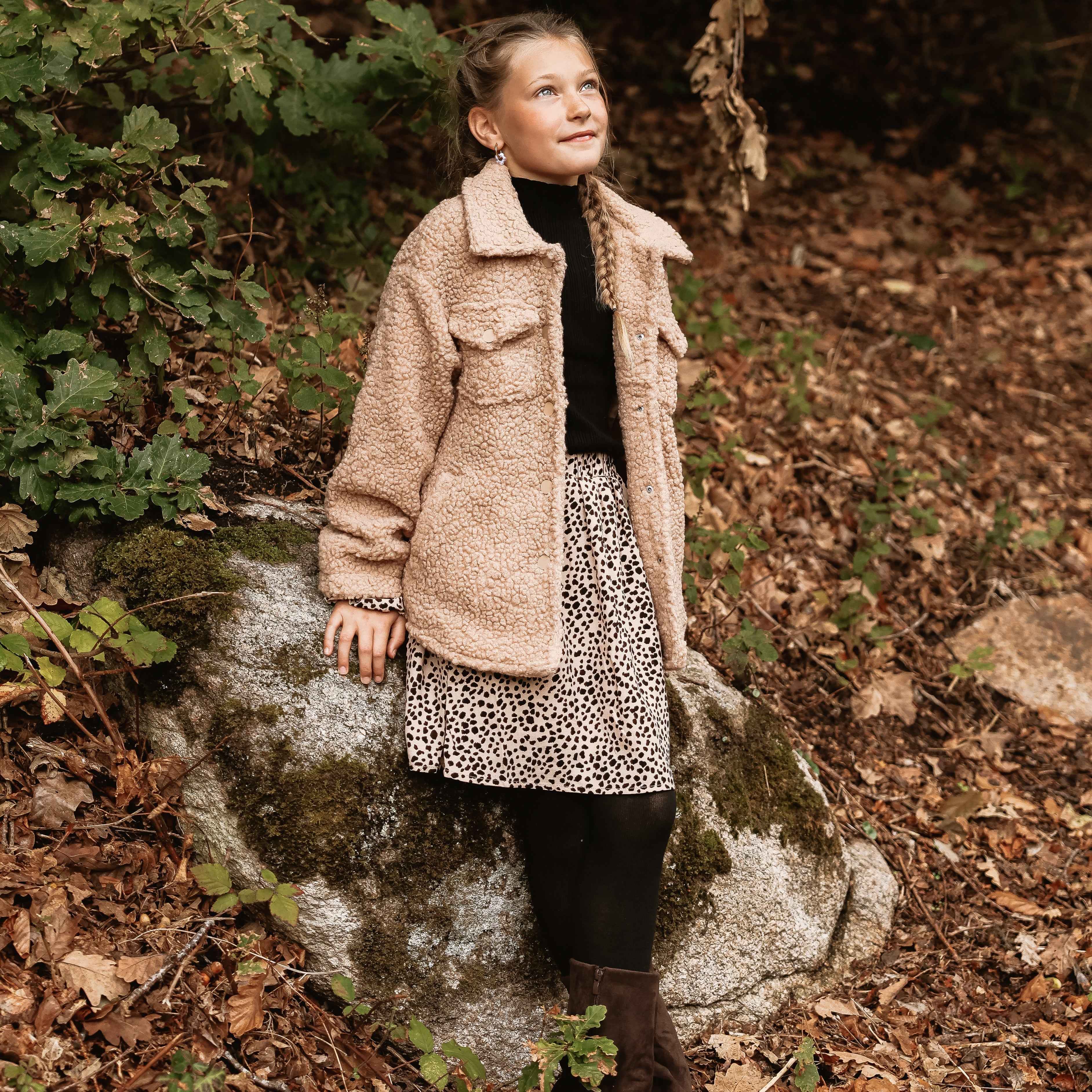 Manteau effet mouton