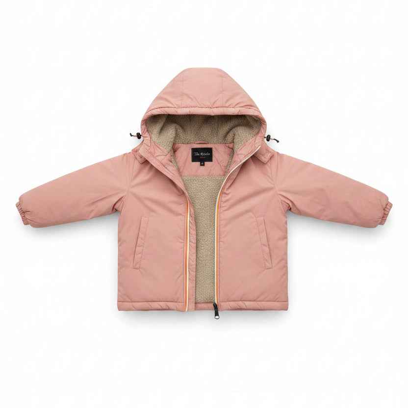 Manteau fille doublé sherpa Méline