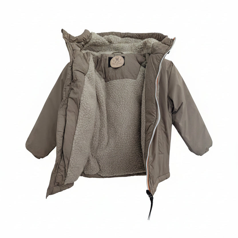 Manteau mixte doublé sherpa Calie