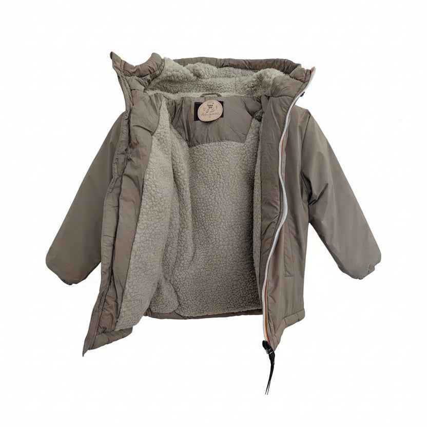Manteau mixte doublé sherpa Calie