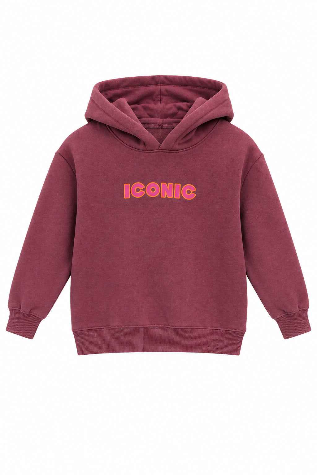 Sweat à capuche fille Myléa prune – ICONIC