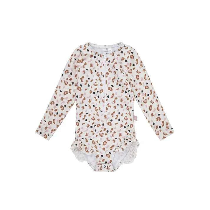 Maillot anti-UV Léopard UPF50+