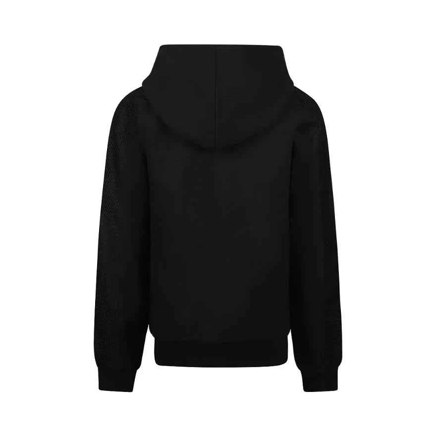 Veste zippée à capuche noir