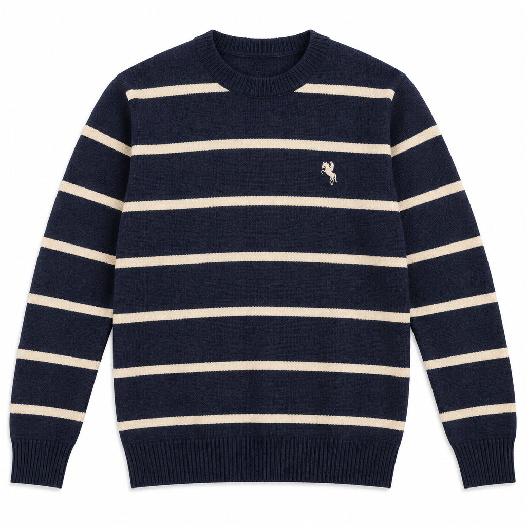 Pull maille marinière