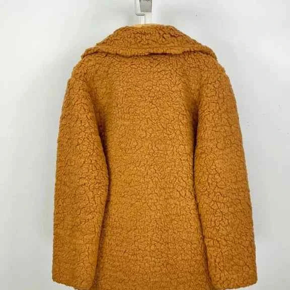Manteau mouton caramel