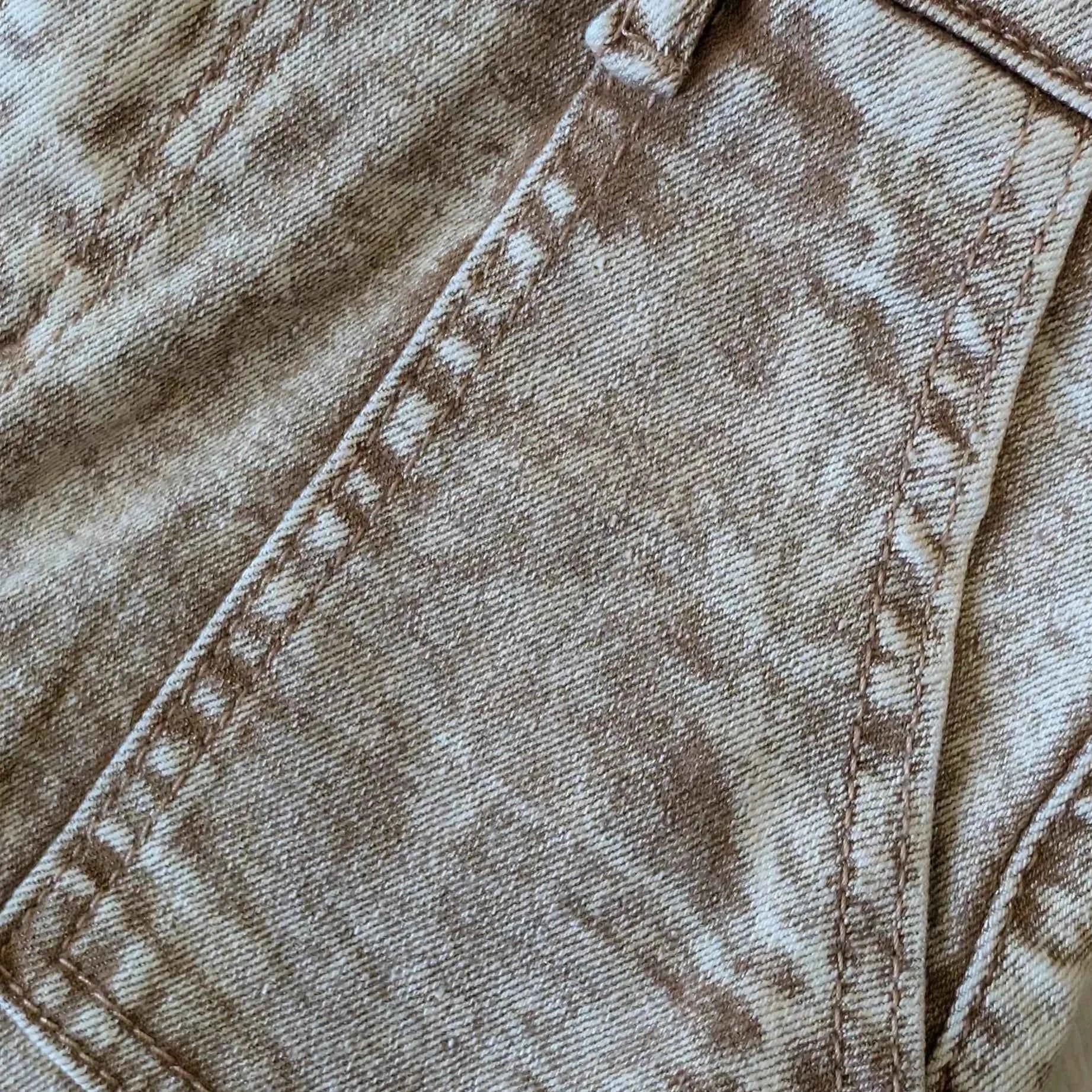 Pantalon cargo beige effet délavé