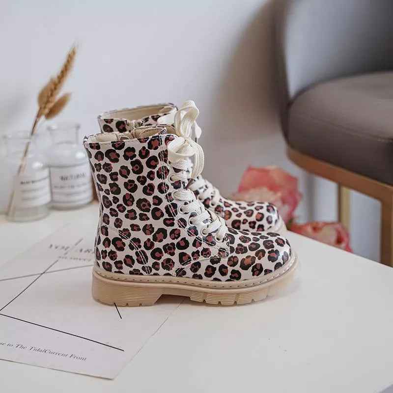 Bottines lacets léo