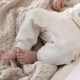 Pantalon unie côtelés cookie