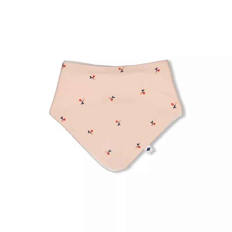 Bavoir bandana cerise