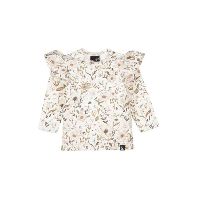 Haut volants vintage bloom