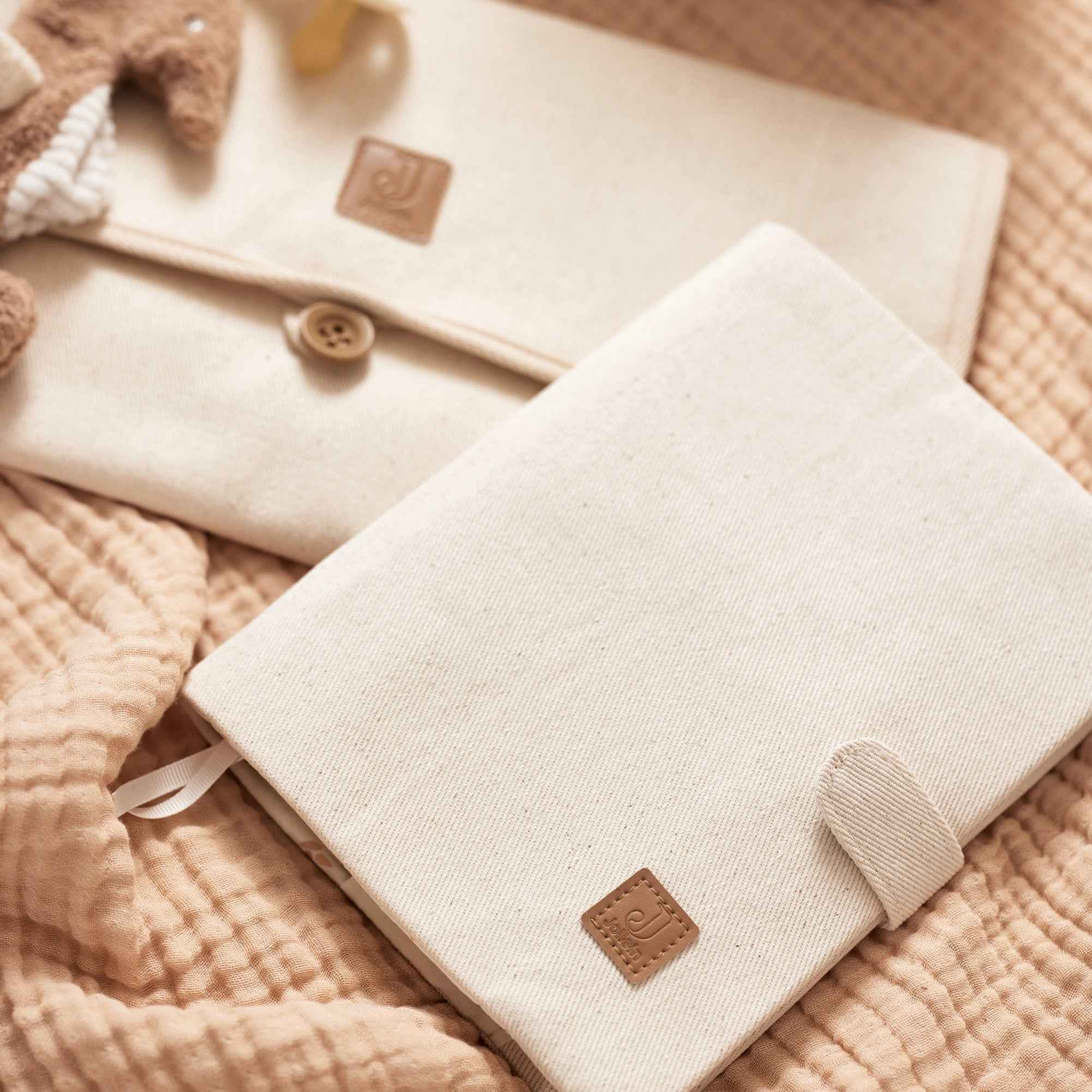 Protége carnet de santé twill natural