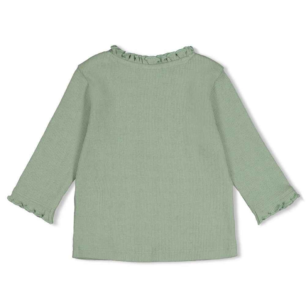 Haut bébé fille vert sauge à volants Célianne