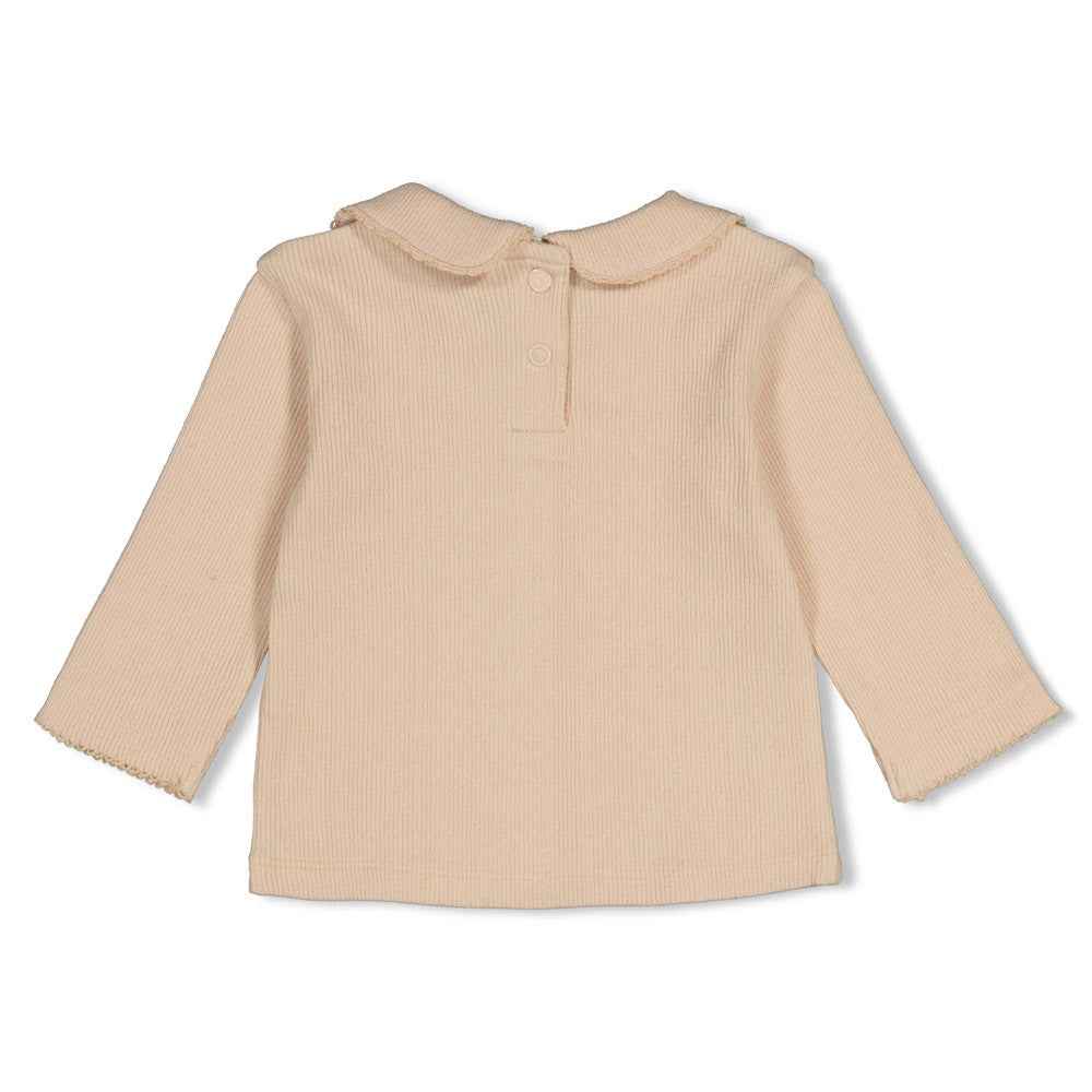 Haut bébé fille beige col Claudine Lyséa