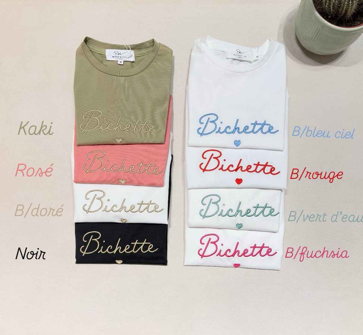T shirt bichette basique