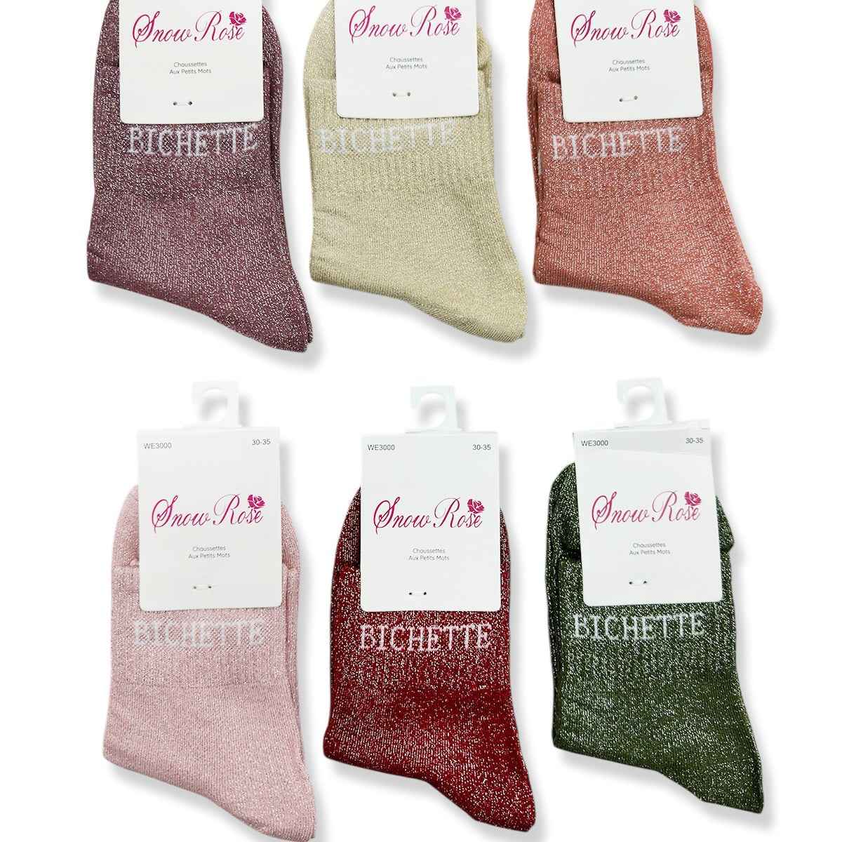 Chaussettes Enfant Brillantes “Bichette”