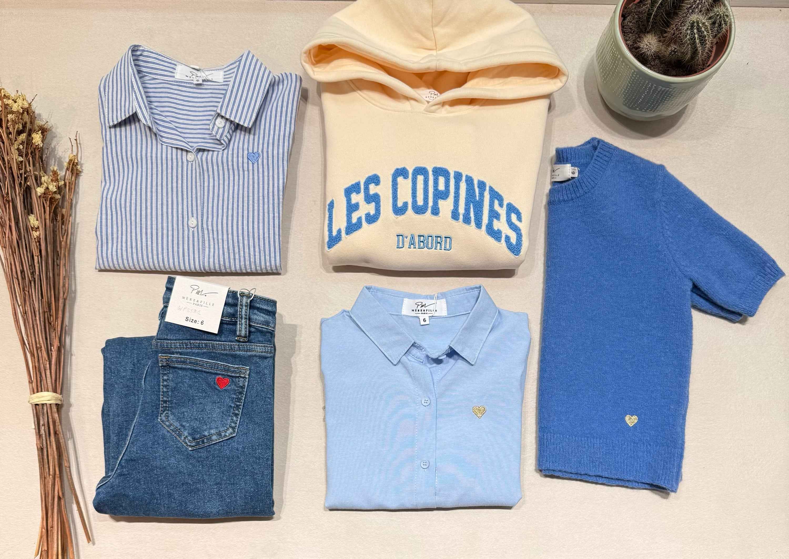 Sweat à capuche fille Les Copines d'abord Léna