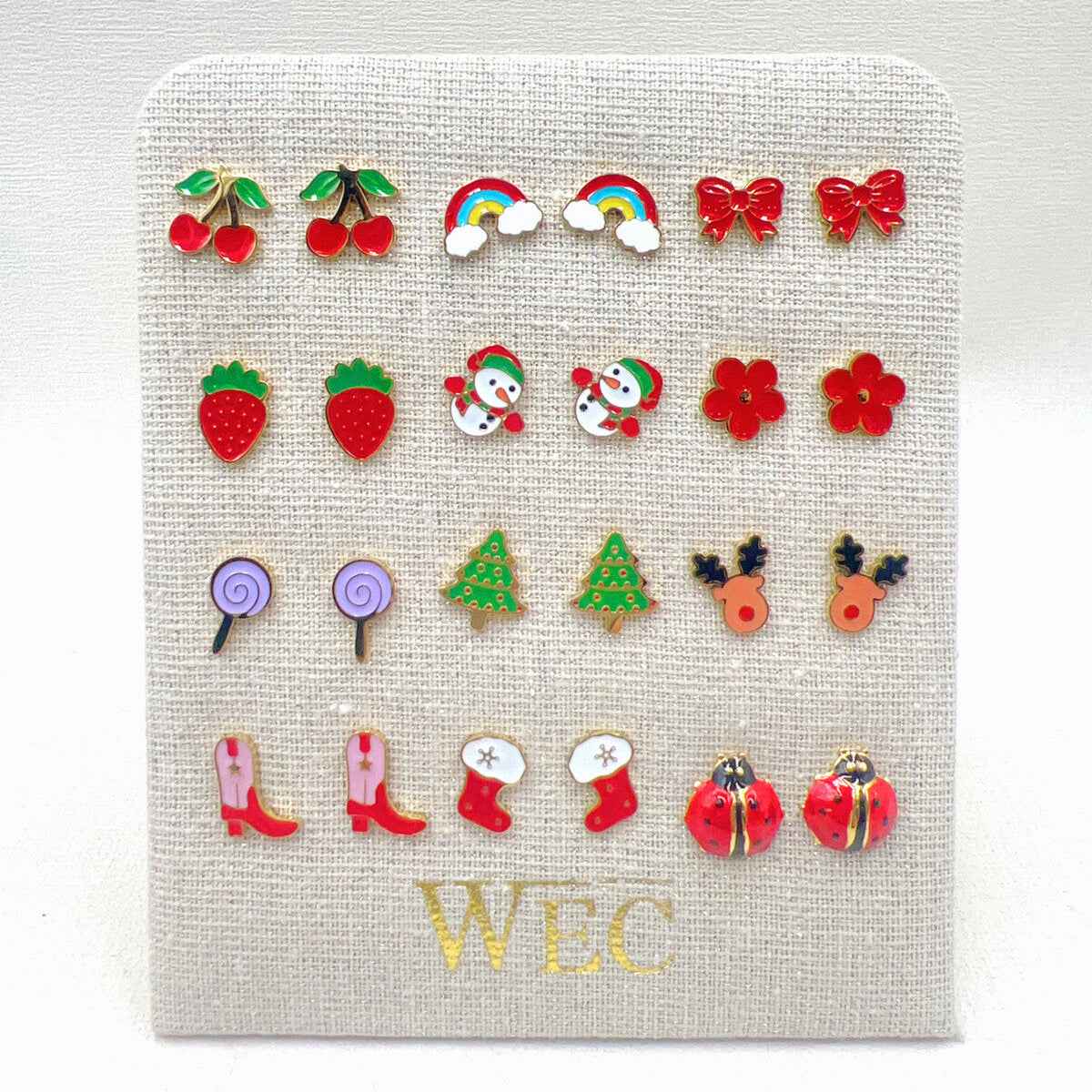 Boucles d’oreilles enfant en acier inoxydable