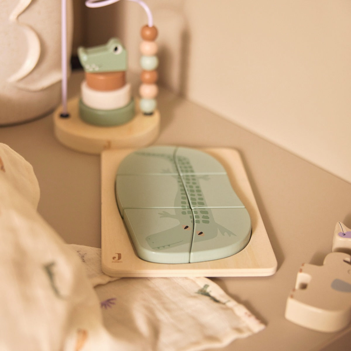 Puzzle en bois – Crocodile