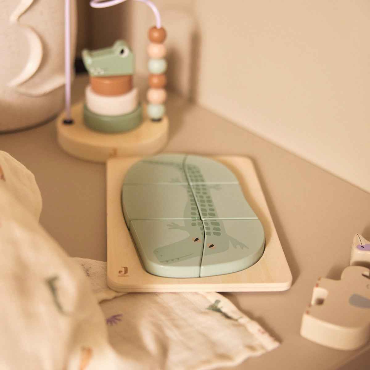 Puzzle en bois – Crocodile