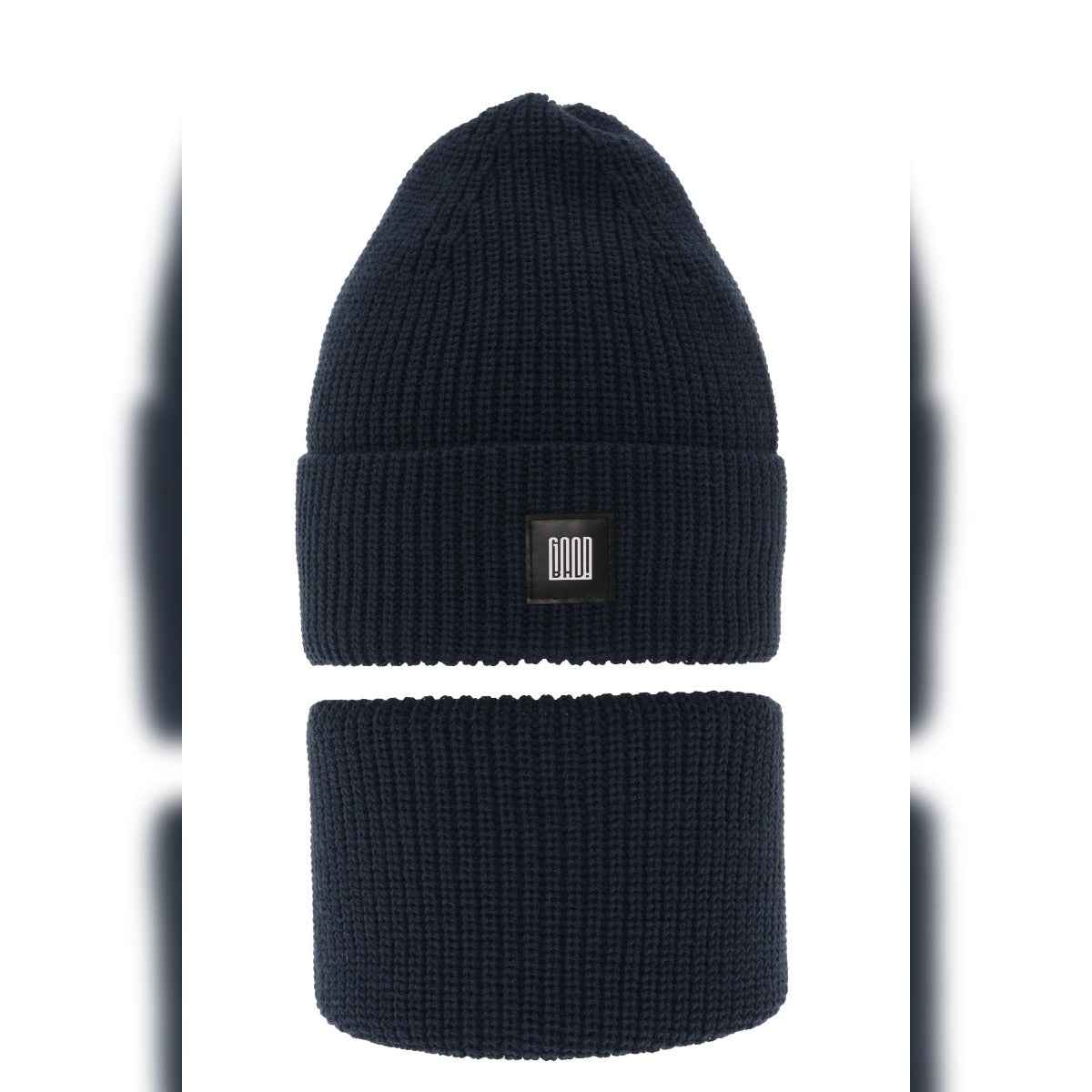 Ensemble bonnet + snood garçon