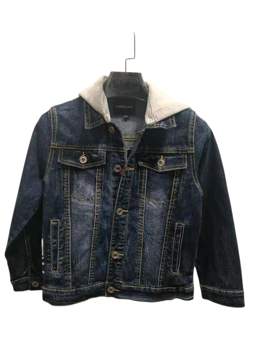 Veste jeans à capuche Luke