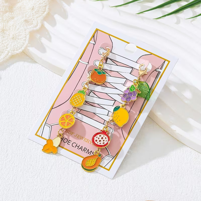 Bijou de lacet à clipser - Fruit frais