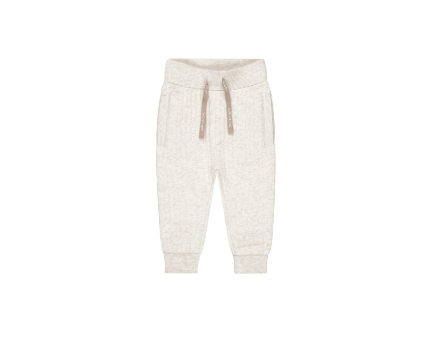 Jogging enfant Maëlo en maille beige chiné