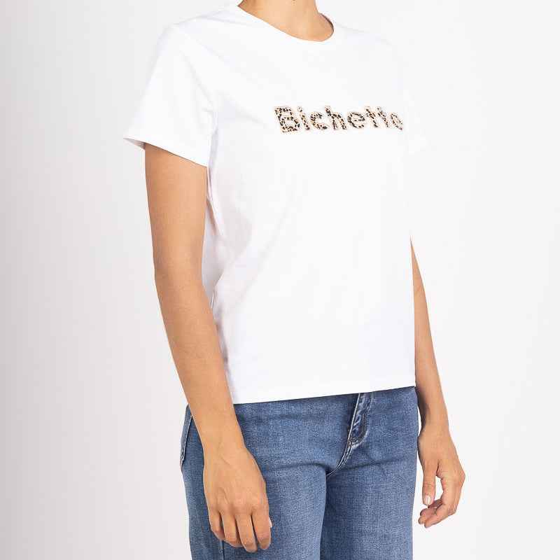 T-shirt Bichette léopard