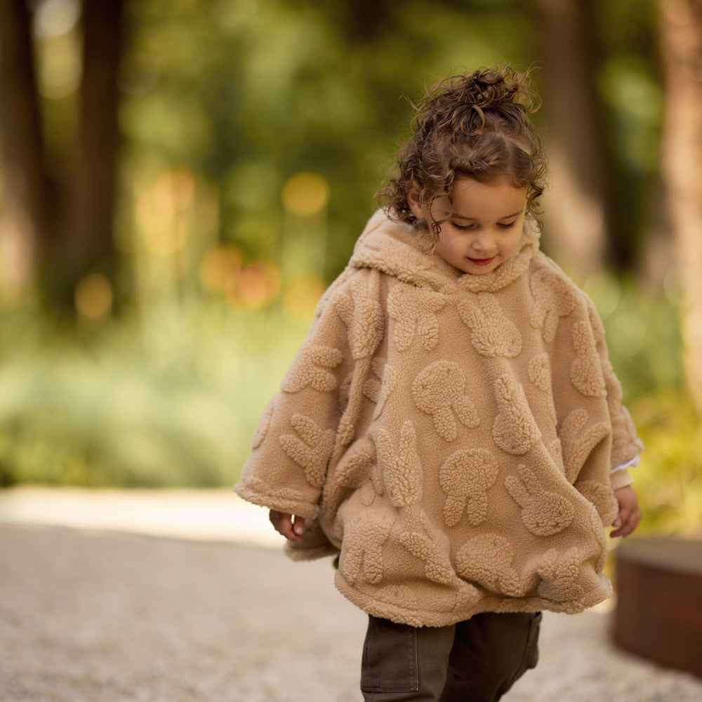 Poncho Miffy Jacquard Teddy