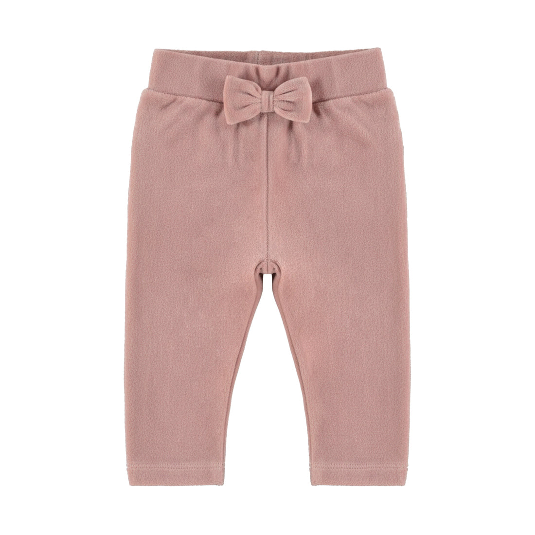 Legging bébé fille rose poudré Aveline avec nœud