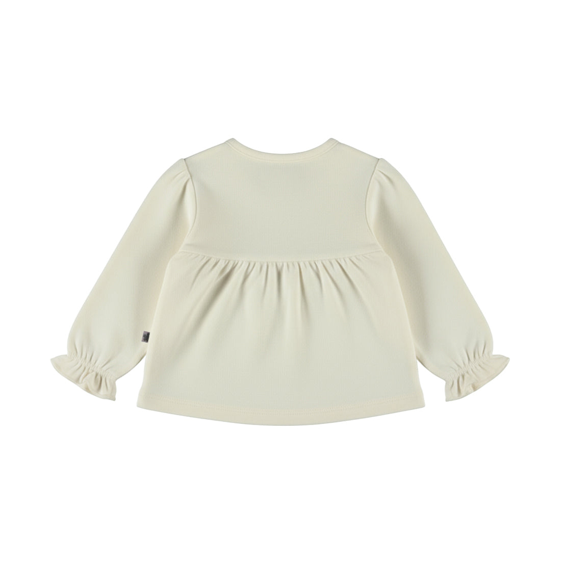 Blouse bébé fille écrue fleurs brodées Apolline