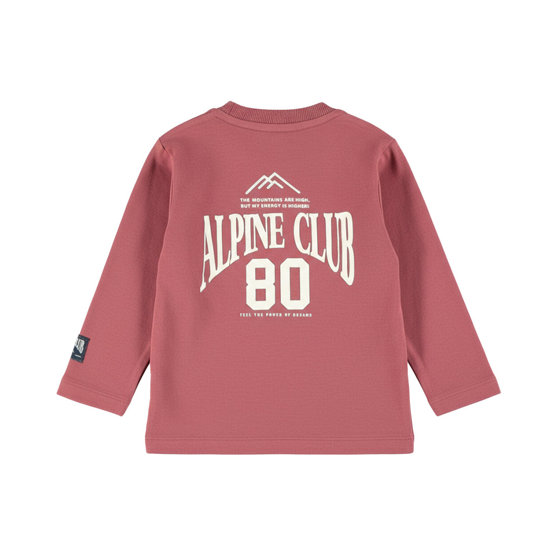 T-shirt bébé garçon terracotta Alpine Club 80 Naël