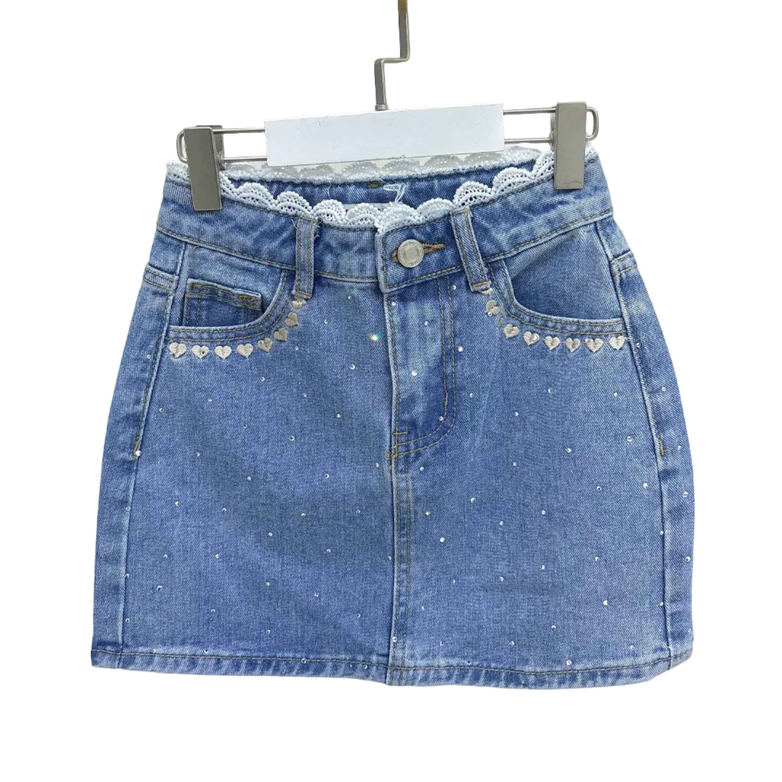 Jupe en jeans Bertille