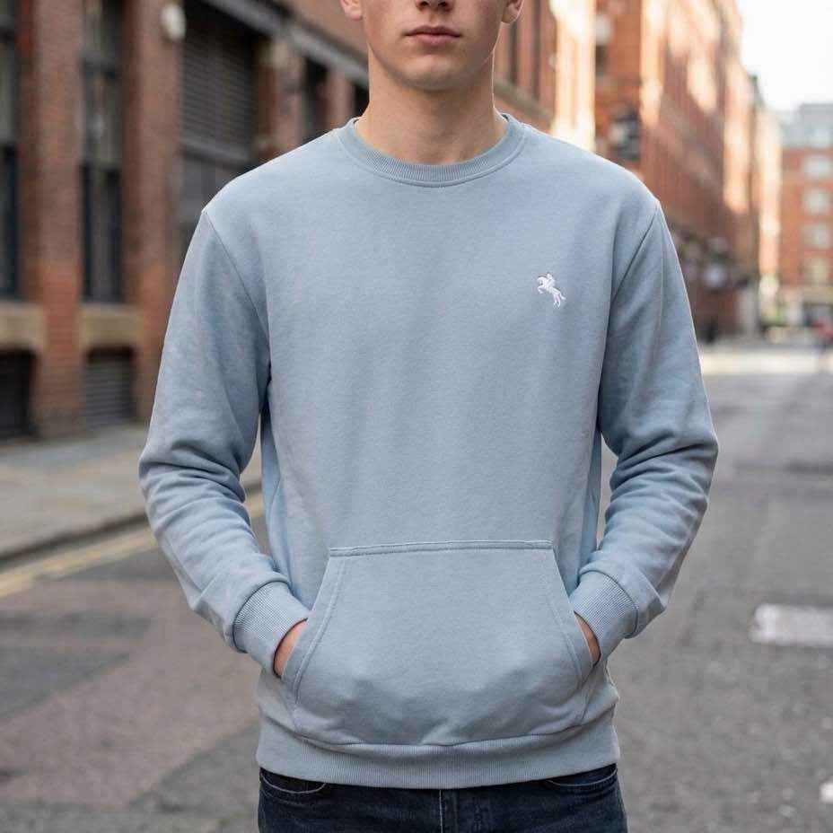 Sweat Maël – Bleu ciel