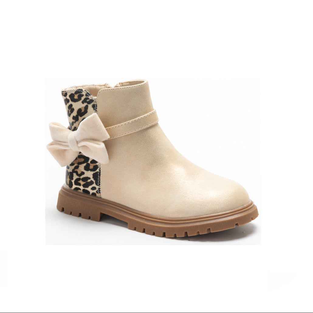 Boots Léonie – Beige Léopard