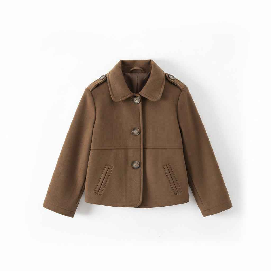 Veste Suédine Camille – Chocolat