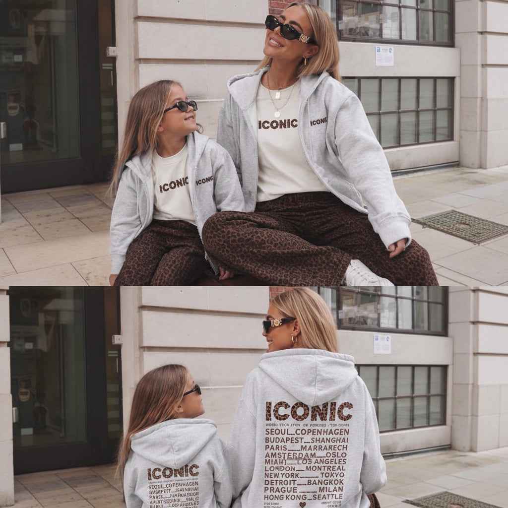 Veste sweat fille Iconic Jade